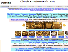 Tablet Screenshot of classic-furniture-sale.com